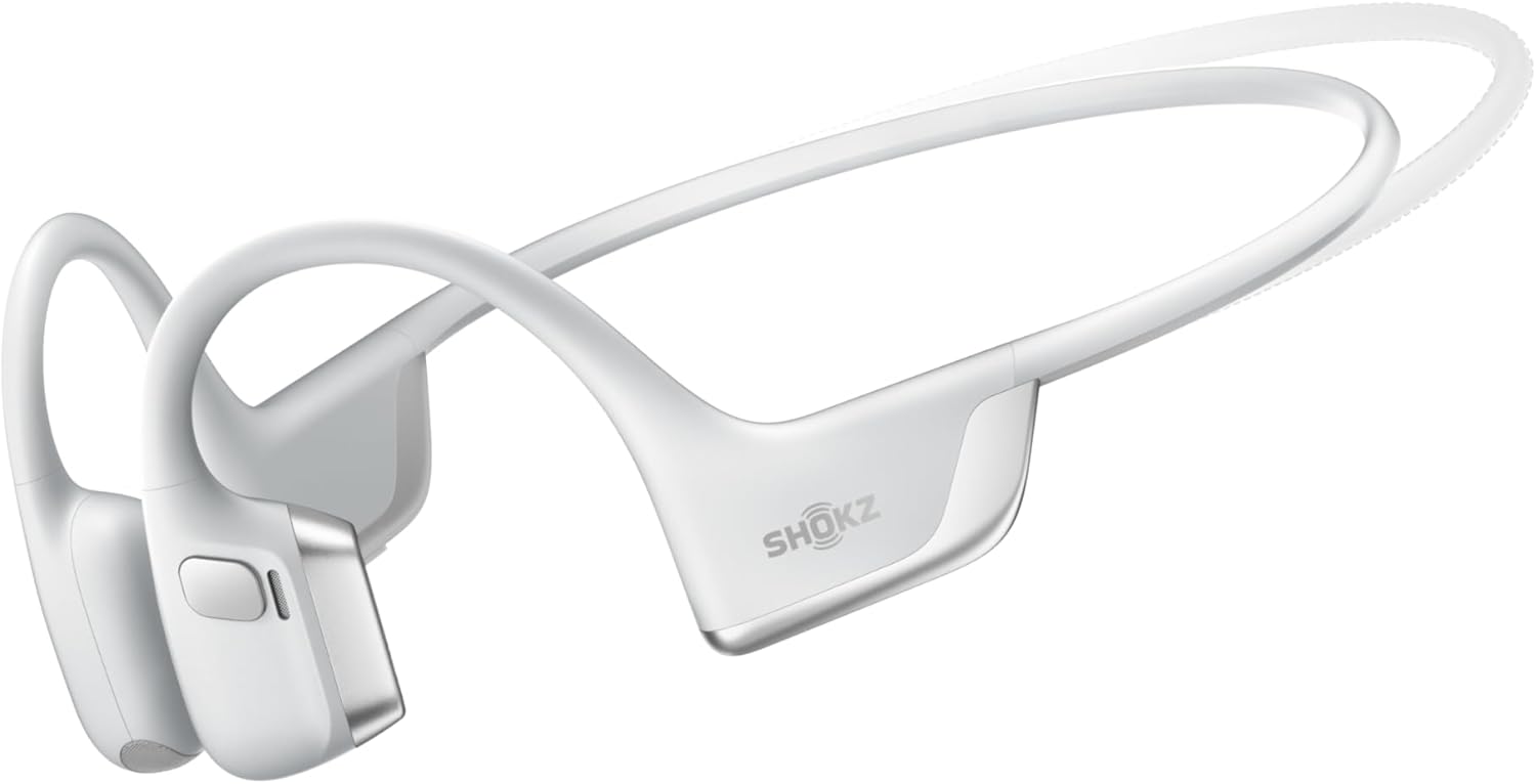 SHOKZ Słuchawki Sportowe OpenRun Pro 2 z Przewodnictwem Kostnym, Bezprzewodowe z Bluetooth 5.3, Mikrofony Redukujące Hałas, IP55 Wodoodporne, 12h Czasu Odtwarzania, USB-C Szybkie Ładowanie, Czarny