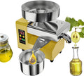 Prensa de Aceite Eléctrica Automática 1500W | Extractor de Aceite de Acero Inoxidable a Frío y Calor | Para Huesos de aceituna,Nueces,Sésamo,Coco,Soja,Almendra|Control de Temperatura Inteligente