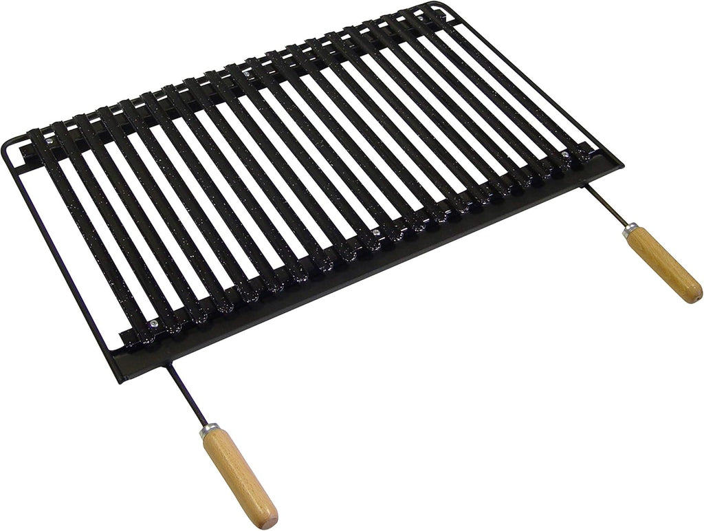 IMEX EL ZORRO Barbacoa con Ladrillo Refractario y Parrilla Esmaltada, 90 x 45 x 102 cm