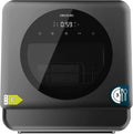 Cecotec Bolero Aguazero 1150 Dark Compact Dishwasher, 3 Cutlery, Low Consumption, 6 Programs, Touch Control Panel, Functions such as Long Storage and Delay Start, Dark Inox