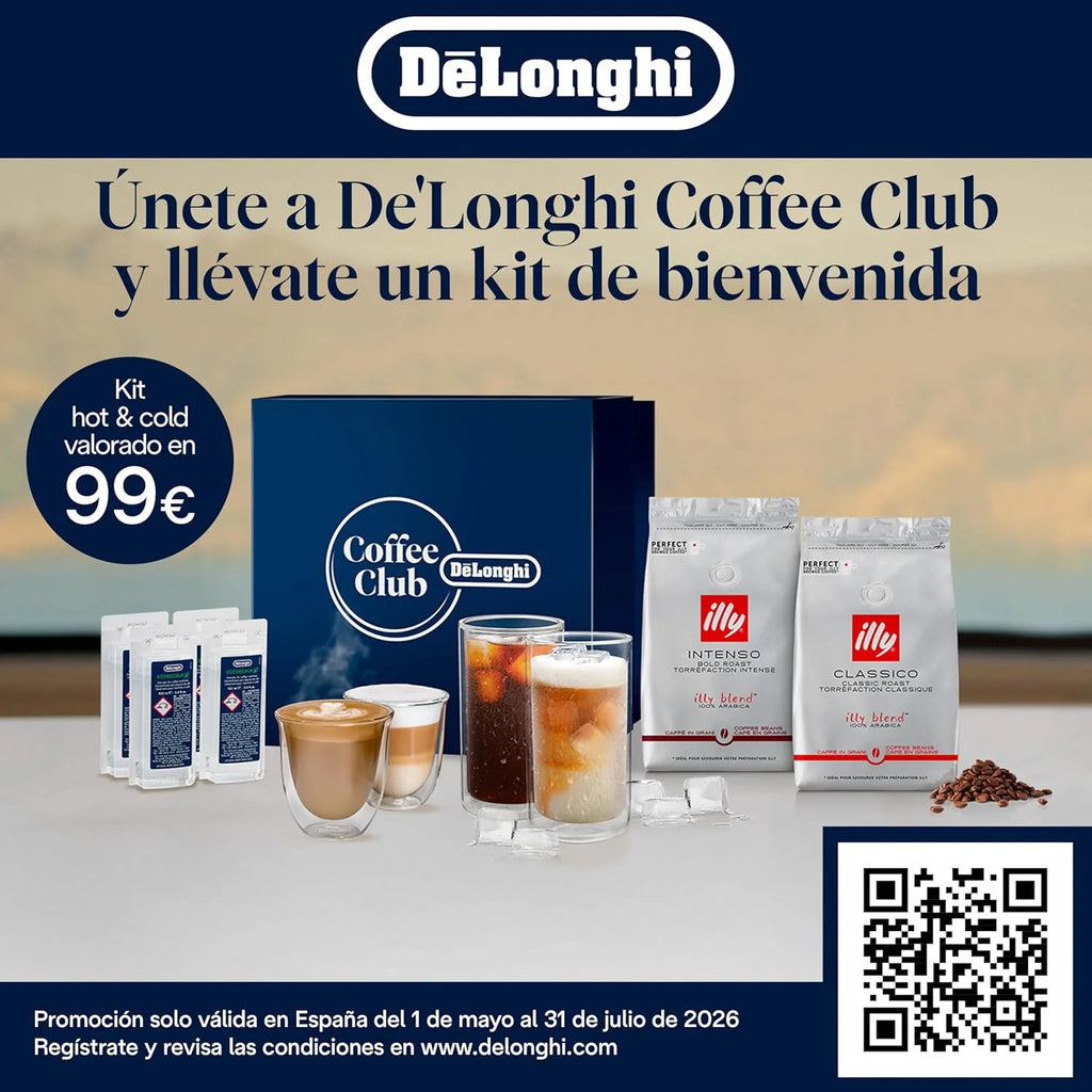 De'Longhi Perfetto Primadonna Soul ECAM612.55.SB Superautomatic Coffee and Cappuccino Coffee Maker with LatteCreme Milk System, Bean to Cup Technology, 18 Beverages, App Control