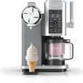 Ninja CREAMi Scoop & Swirl Ice Cream Maker and Ice Cream Yogurt Maker with 2 Tubs, 13 Functions, Makes Ice Cream, Creamy Ice Cream, Gelato, Sorbet, Smoothie and More, Bonus Option, Silver, NC701EU