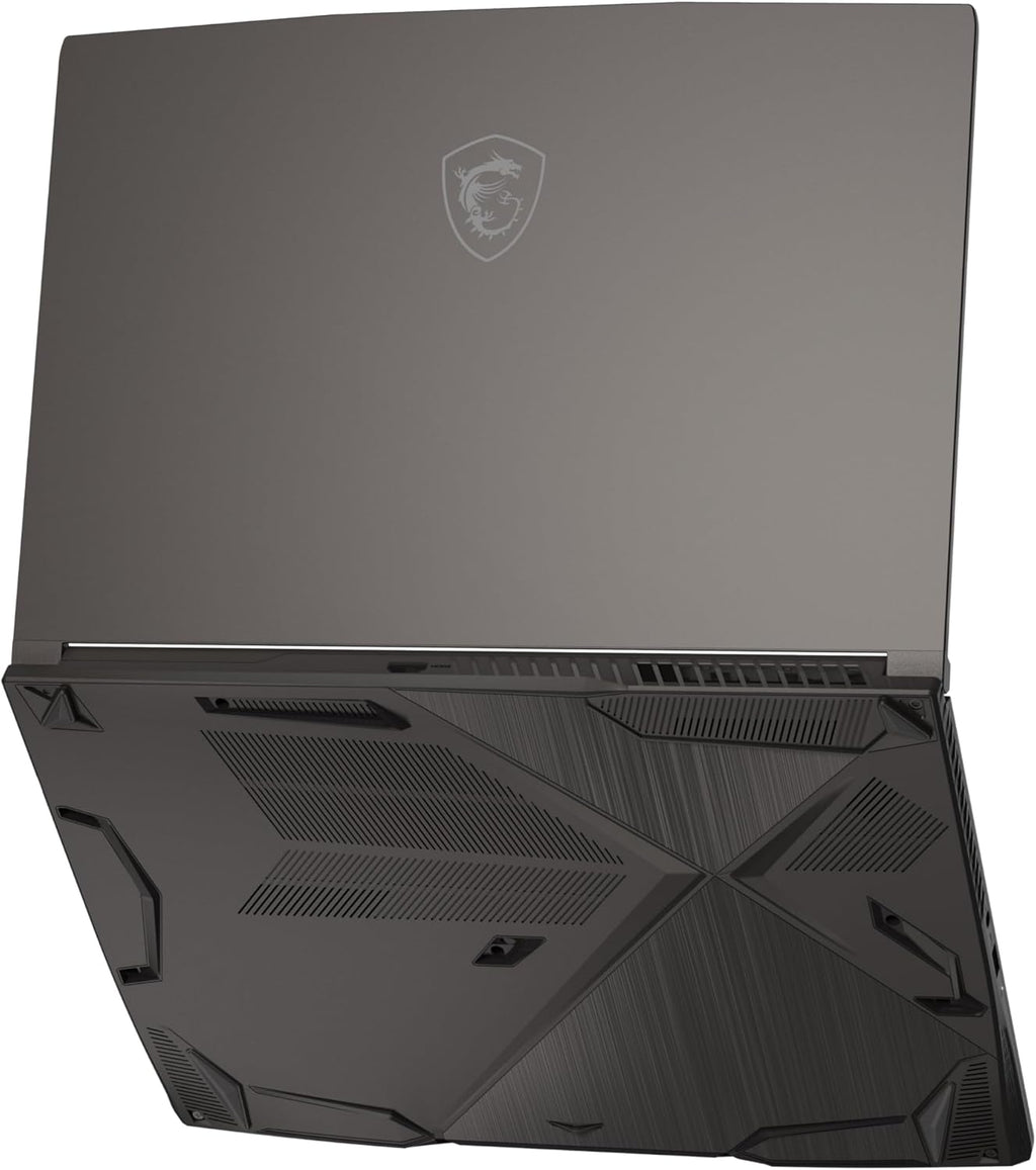 MSI Thin 15 B12UC-1842XES - Ordenador portátil de 15.6" Full HD (Intel Core i5-12450H, 16GB RAM, 512GB SSD, NVIDIA RTX 3050, Sin Sistema operativo) Color Gris - Teclado QWERTY español