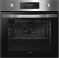 Candy FIDCP X625 L, Horno Multifunción, 70L, Bandeja y Rejilla, Limpieza Aquactiva, Convección + Ventilador radial, 8 Funciones, Display Timer Touch, Mandos Push&Pull, Puerta 2 Cristales, Inox y Negro
