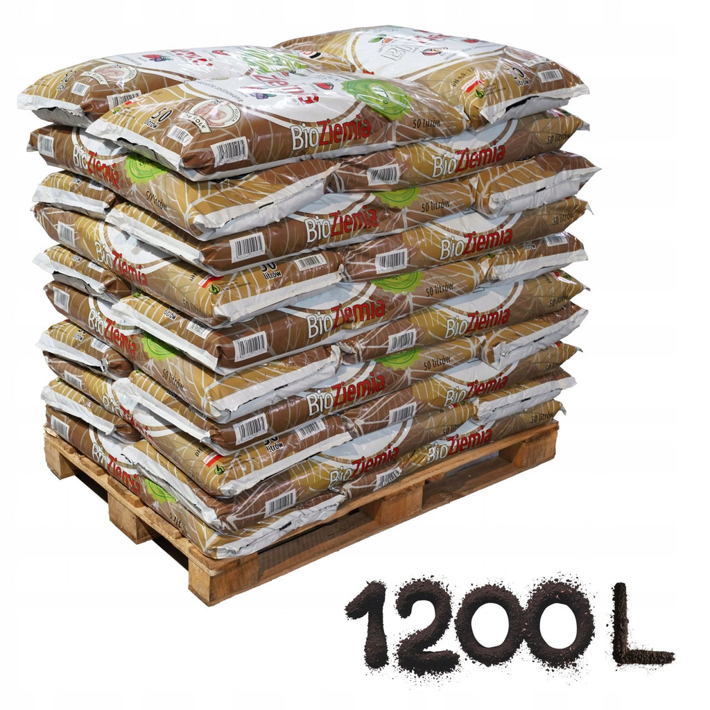 Ziemia Ogrodowa BIO Kompost 1050L do pomidorów warzyw rozsad PALETA