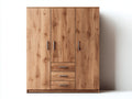 Armarios madera 120x50x180 cm marrón almacenamiento dormitorio - diseño moderno