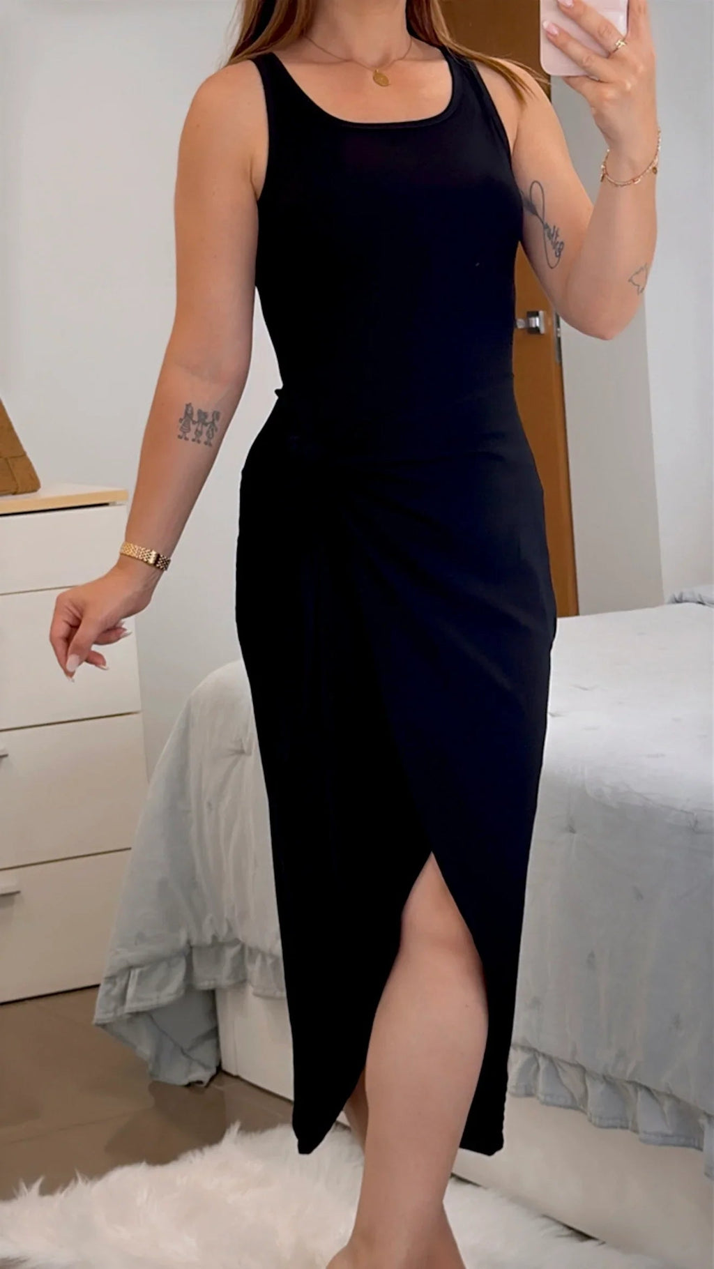 VESTIDO NUDO TIRANTES