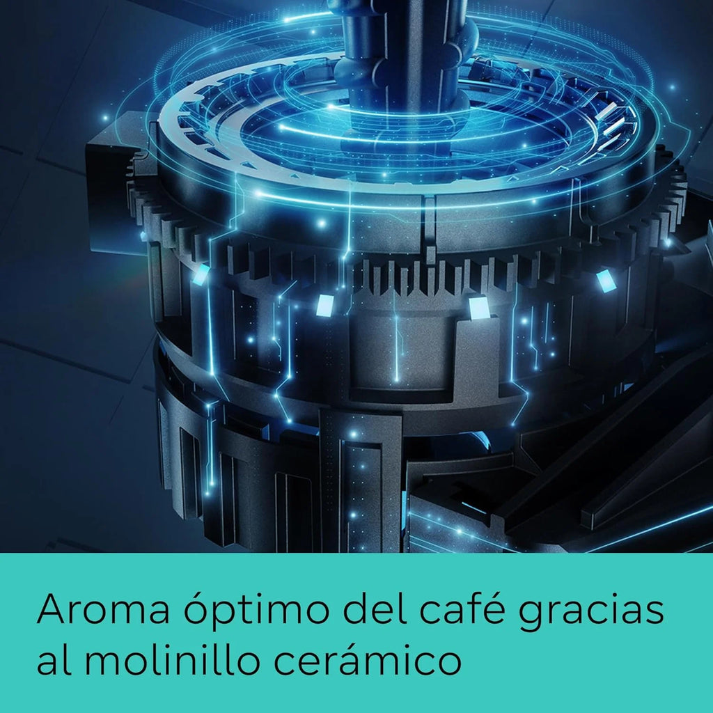 Siemens - Superautomatic coffee maker, EQ6 plus s500, aromaDouble Shot, autoMilk Clean, ceramDrive, Display CoffeeSelect, Black/Inox, TE655203RW