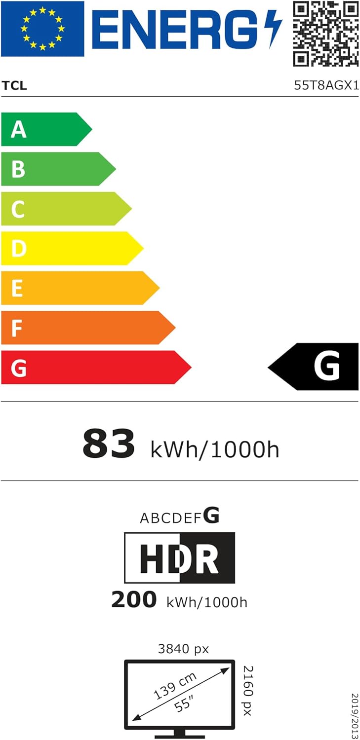 TCL 32V5C - Smart QLED Full HD 32-calowy telewizor Direct LED z systemem Android TV i HDR - kompatybilny z Google Cast i Google Home, smukła konstrukcja [klasa efektywności energetycznej F]