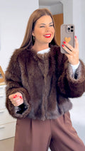 CHAQUETA PELO CROP