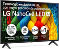 43NANO80A6B - TV 43", 4K NanoCell, Smart TV, LED IA, WebOS 25, Procesador Potente e Inteligente, Super Upscaling, Dolby Digital Plus, Alexa/Google Assistant, Negro