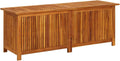 ARKEM Caja de almacenaje de jardín Madera Maciza Acacia 150x50x58 cm Mueble Exterior almacenaje Armario Jardin Exterior Banco arcon Jardin Exterior