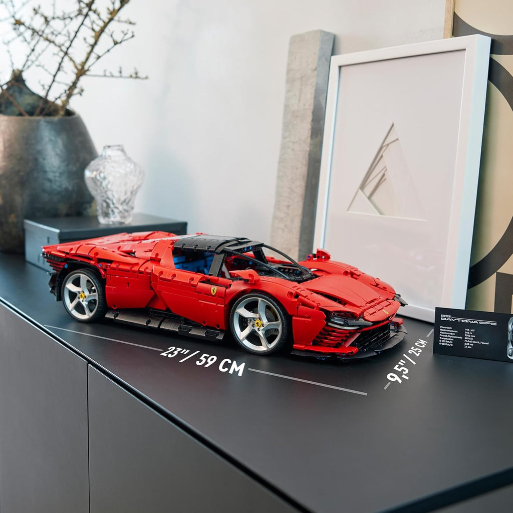 Technic Ferrari Daytona SP3, Maqueta de Súper Coche Rojo para Construir, Escala 1:8, Regalo Coleccionable para Hombres y Mujeres, Ultimate Car Concept 42143