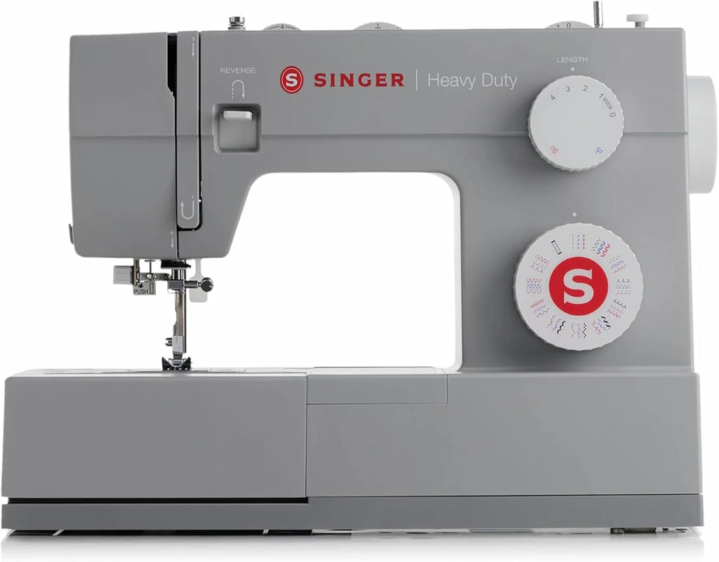 Singer Heavy Duty 4432 Mechanical Sewing Machine, 32 Stitches, Powerful Motor, Automatic Eyelet, Automatic Threader, Stainless Steel Reinforcement Plate