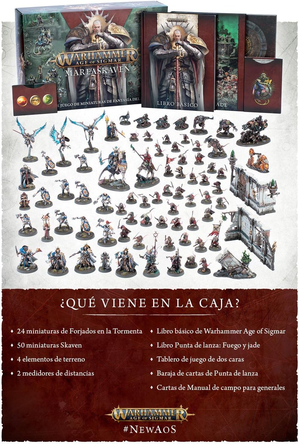 Warhammer Age of Sigmar: Mareaskaven, Caja de Lanzamiento, Edición Nueva