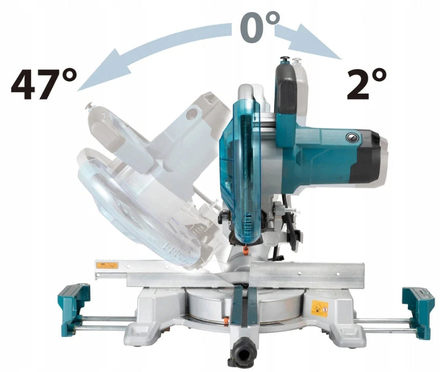 MAKITA LS1110F PIŁA UKOŚNICA PILARKA Z POSUWEM 1450W 260MM LED MIĘKKI START