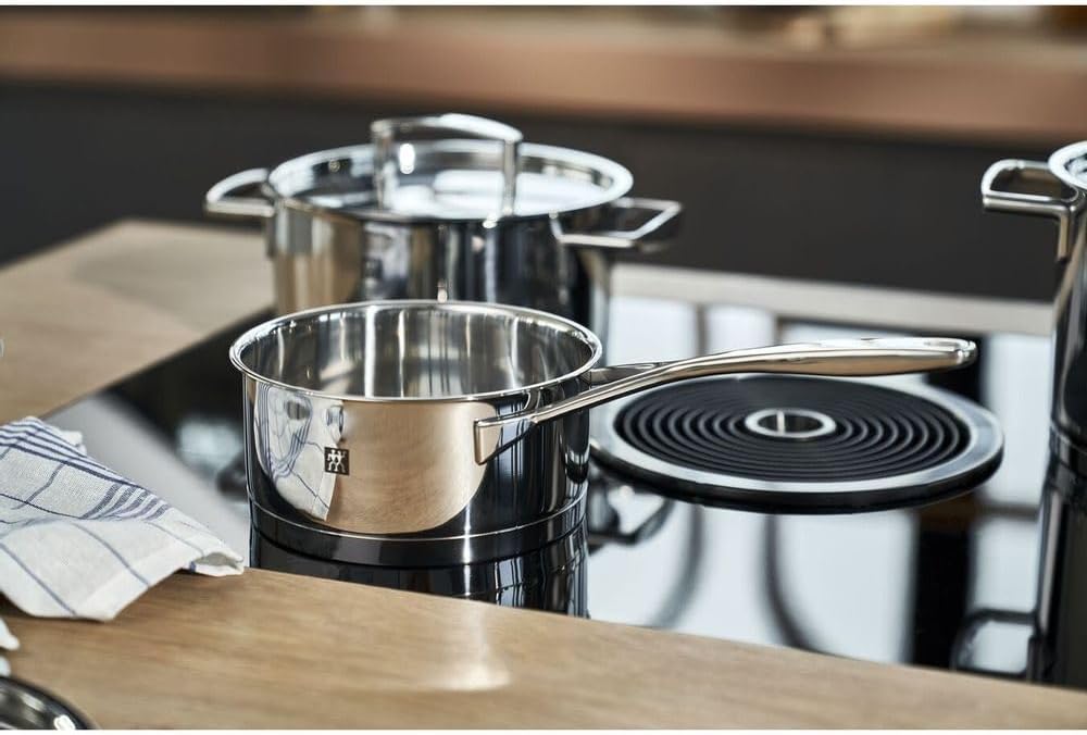 ZWILLING Kochtopf-Set, 5-tlg., 4 Deckel, Induktionsgeeignet, Edelstahl, Passion