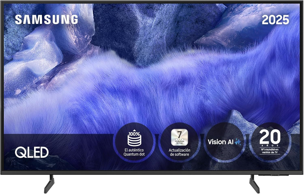 Samsung TV 55 Inch QLED QE1F 4K Smart TV with Vision AI, 100% Color Volume with Quantum Dot and more than 500 Channels TV Plus