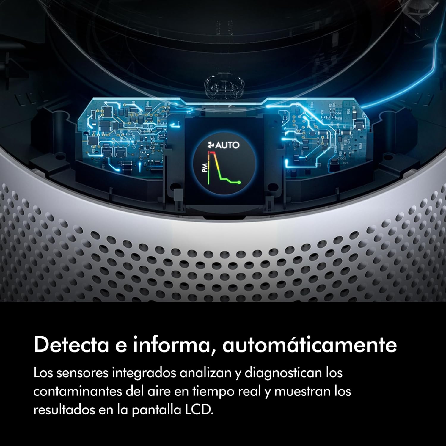 Purifier Hot+Cool™ Gen1 HP10 purificador de aire y calefactor – purificación, función calefacción y refrigeración (Plata)