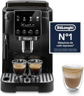 De'Longhi Magnifica S – Perfetto Superautomatic Coffee Maker, Manual Milk Frother, Espresso and Cappuccino, Control Panel with Buttons, Black (ECAM11.112.B)