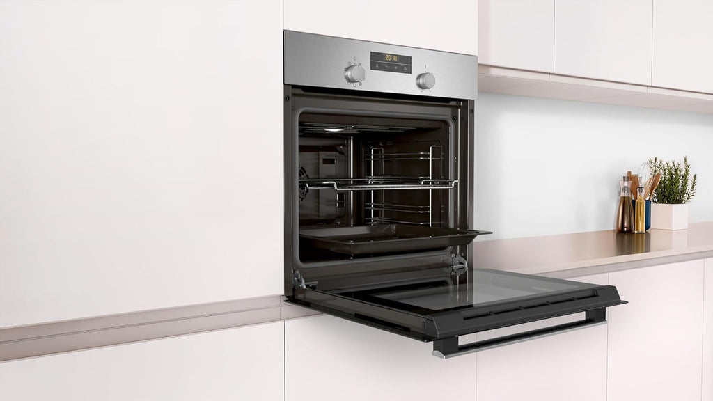 Balay Horno Multifunción, 60 cm de ancho, Control Comfort, Precalentamiento Rápido, 7 funciones, Negro/Acero inoxidable, 3HB2030X0